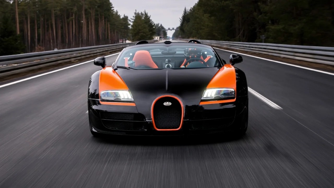 Bugatti Veyron с двигателем мощностью 1000 лошадиных сил