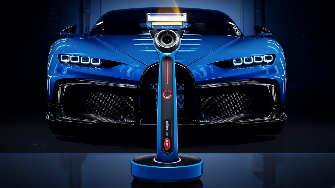 Gillette Labs Bugatti Special Edition – бритва с подогревом для поклонников Bugatti