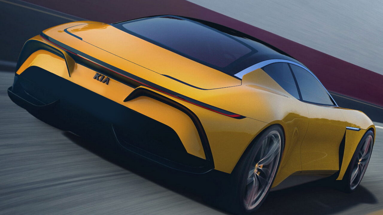 Независимый дизайнер показал, как мог бы выглядеть спортивный электромобиль Kia