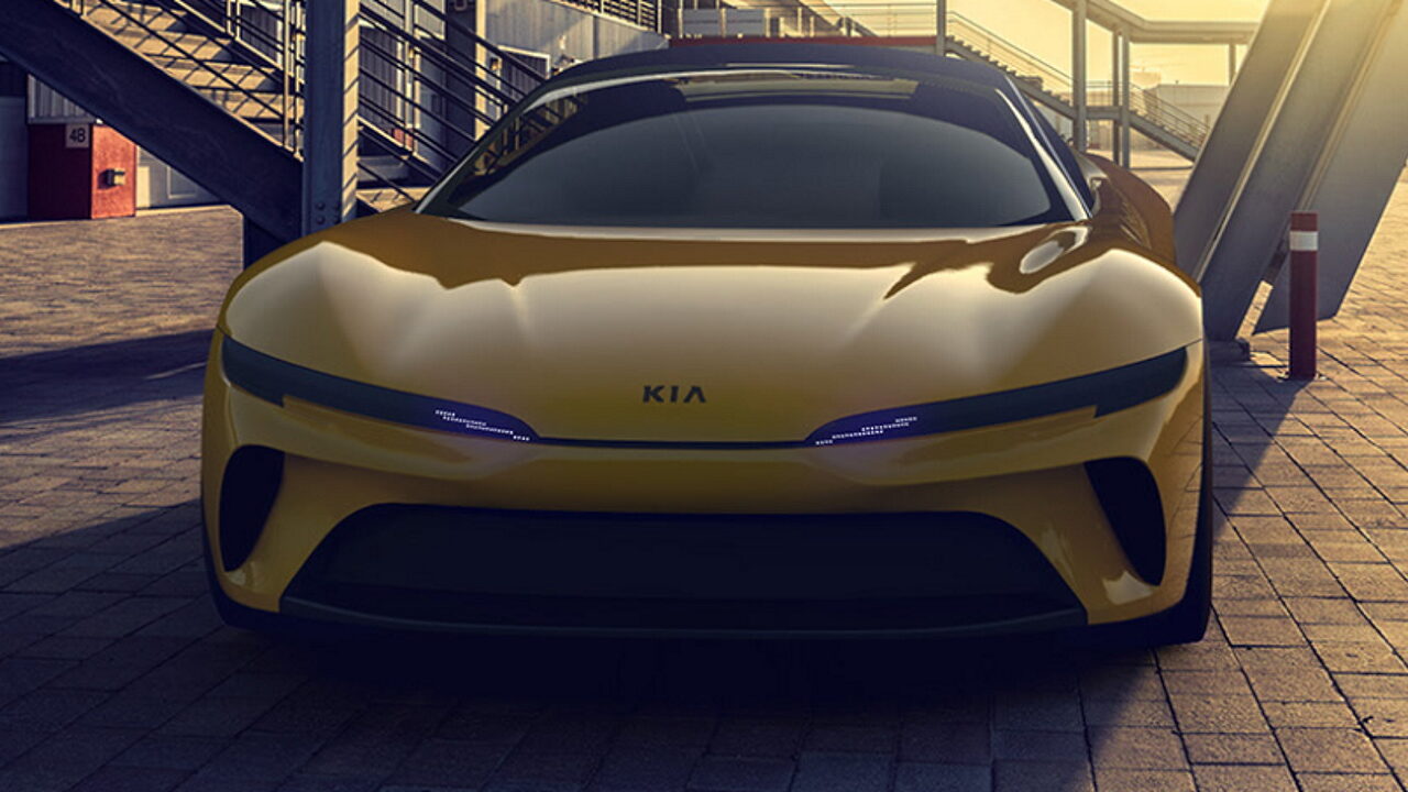 Независимый дизайнер показал, как мог бы выглядеть спортивный электромобиль Kia