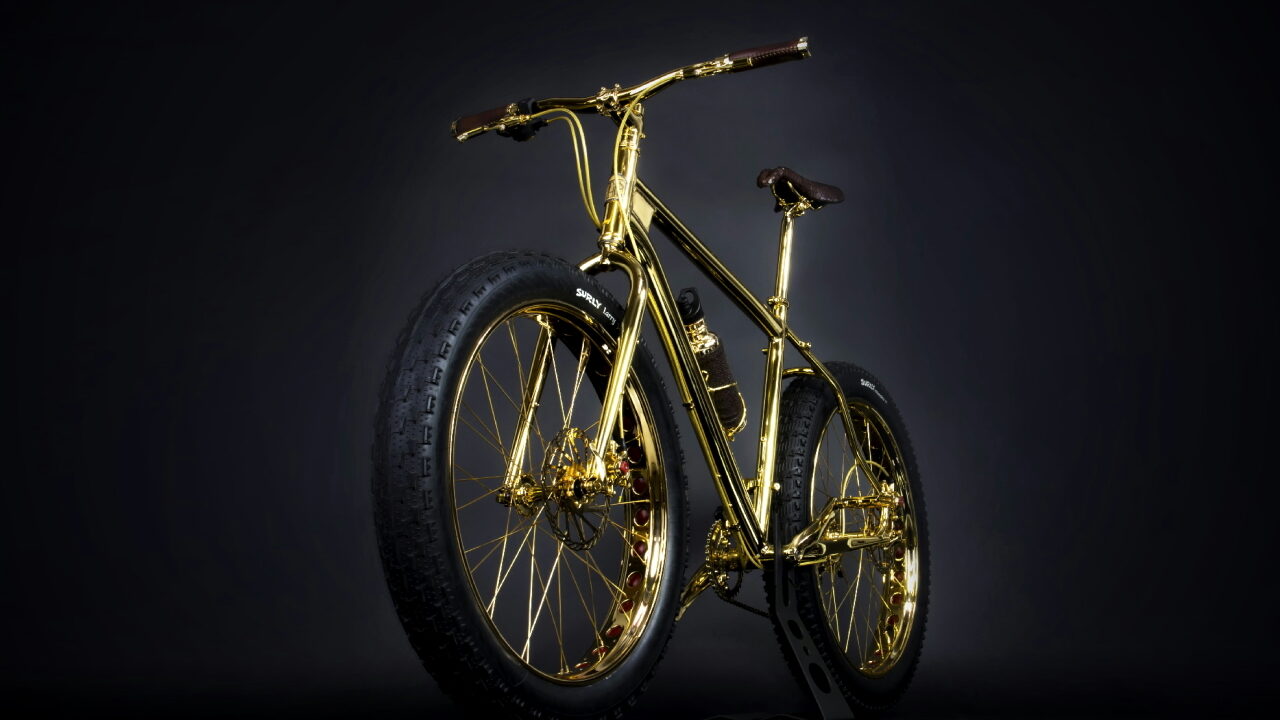 Золотой велосипед Gold Fat Bike оказался никому ненужным