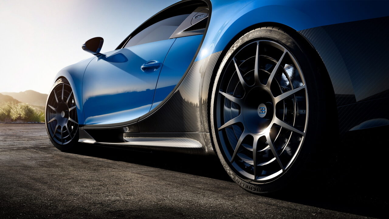 У Bugatti Chiron Pur Sport выявили проблемы с шинами