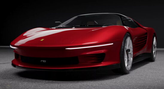 Независимый дизайнер показал современную версию Ferrari Testarossa