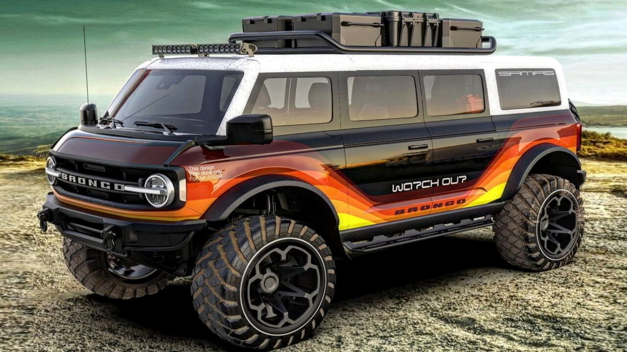 Азербайджанский дизайнер превратил Ford Bronco в УАЗ «Буханку»