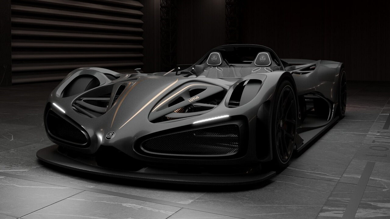 Lotus Evanora - the project of the ideal racing car from an Indian designer