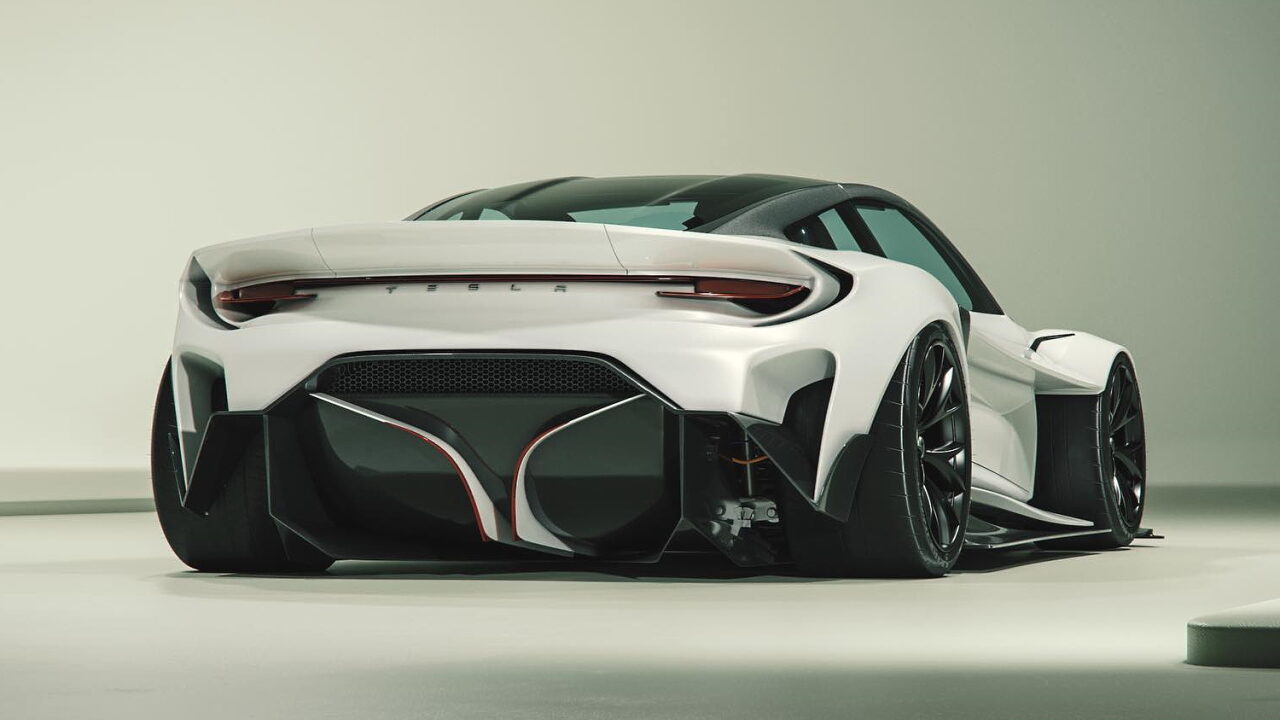 Tesla Precept Concept – спортивный автомобиль, которого никогда не будет